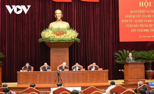 Party chief urges north-central, central coastal regions to prosper from maritime strength  - ảnh 2