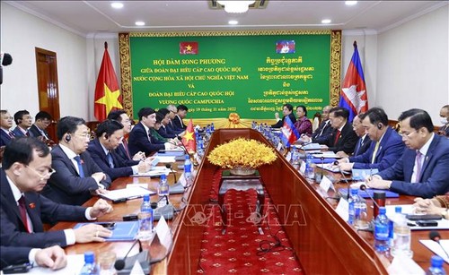 Vietnam, Cambodia hold high-level talks on NA cooperation  - ảnh 1