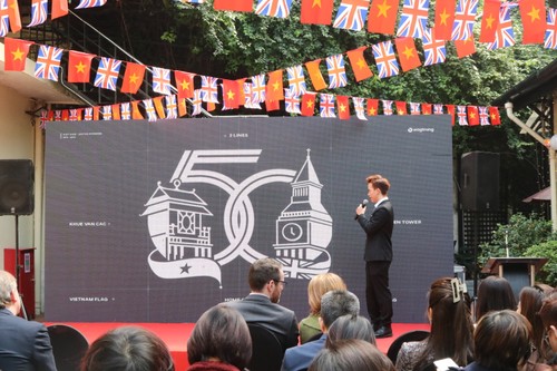 Logo for 50 years of Vietnam-UK diplomacy unveiled - ảnh 1