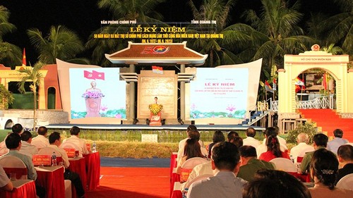 50 years of provisional government headquarters of Republic of South Vietnam marked in Quang Tri - ảnh 1