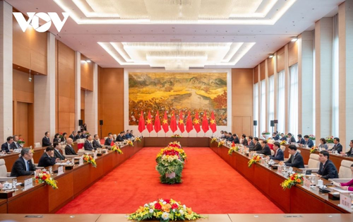 NA Chairman Vuong Dinh Hue meets with Party General Secretary and President of China Xi Jinping - ảnh 2