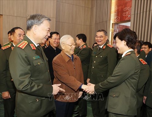 Party leader attends Central Public Security Party Committee conference - ảnh 1