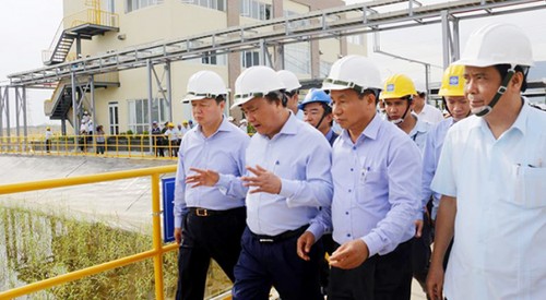 越南政府总理阮春福与台塑河静钢铁有限公司领导人进行座谈   - ảnh 1