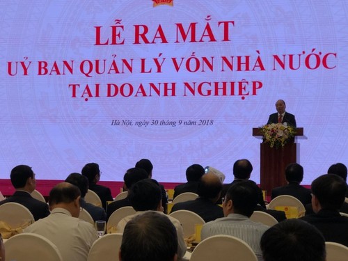 阮春福出席越南企业国有资本管理委员会成立仪式 - ảnh 1