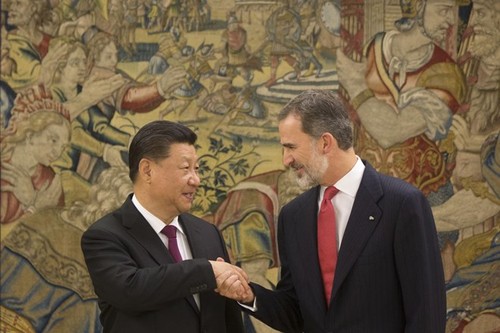 中国国家主席习近平会见西班牙国王费利佩六世 - ảnh 1