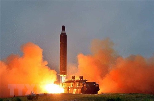连续发射飞行物：朝鲜的意图 - ảnh 1