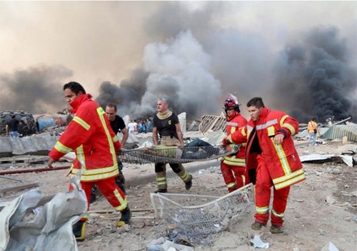 黎巴嫩爆炸：黎巴嫩总统呼吁国际社会提供援助 - ảnh 1