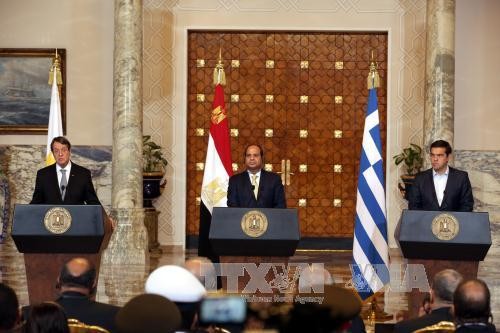 อียิปต์ กรีซ และไซปรัส ร่วมกันแก้ไขวิกฤตผู้อพยพ  - ảnh 1