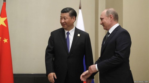 Президент РФ Владимир Путин принял в Кремле председателя КНР - ảnh 1