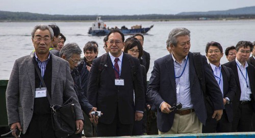 Японская делегация прибыла на спорные с Россией Курильские острова - ảnh 1