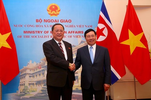 Вице-премьер, глава МИД Вьетнама провел переговоры с главой МИД КНДР - ảnh 1