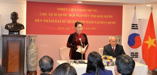 Председатель Нацсобрания Вьетнама Нгуен Тхи Ким Нган прибыла в Сеул - ảnh 1
