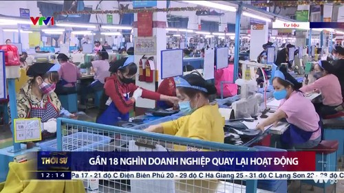 Почти 18 тыс. предприятий Вьетнама возобновили работу после перерыва из-за коронавируса - ảnh 1