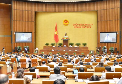 Национальное собрание Вьетнама продолжает рассматривать многие важные вопросы - ảnh 1