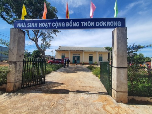 Жители села Докронг в провинции Зялай солидарны в строительстве новой деревни - ảnh 1
