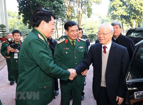 Генеральный секретарь ЦК КПВ председательствовал на заседании Центрального военного комитета 2022 года - ảnh 1