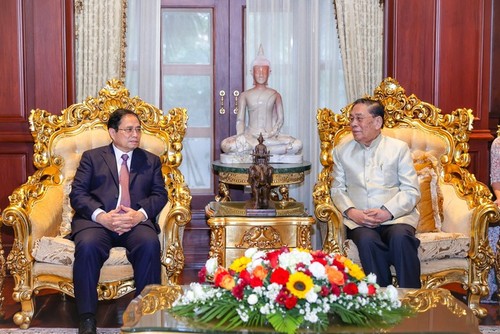 Неустанное укрепление великой дружбы, особой солидарности и всестороннего сотрудничества между Вьетнамом и Лаосом - ảnh 2