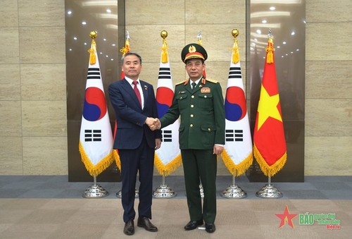 Министр обороны Фан Ван Зянг провел переговоры с южнокорейским коллегой - ảnh 1