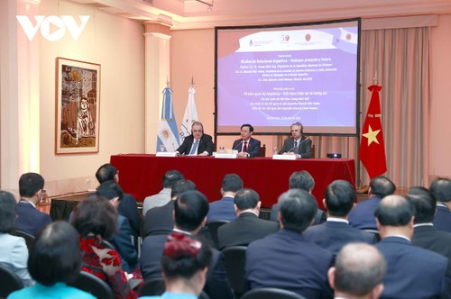 Председатель Нацсобрания Выонг Динь Хюэ принял участие в праздновании «50-летие дипломатических отношений между Вьетнамом и Аргентиной: Настоящее и будущее» - ảnh 1