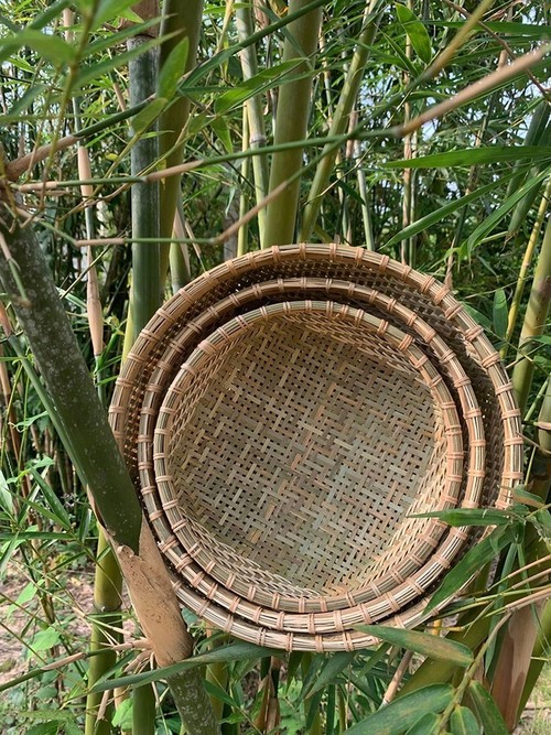 200-летняя ремесленная деревня по плетению изделий из бамбука и ротанга в уезде Кучи  - ảnh 11