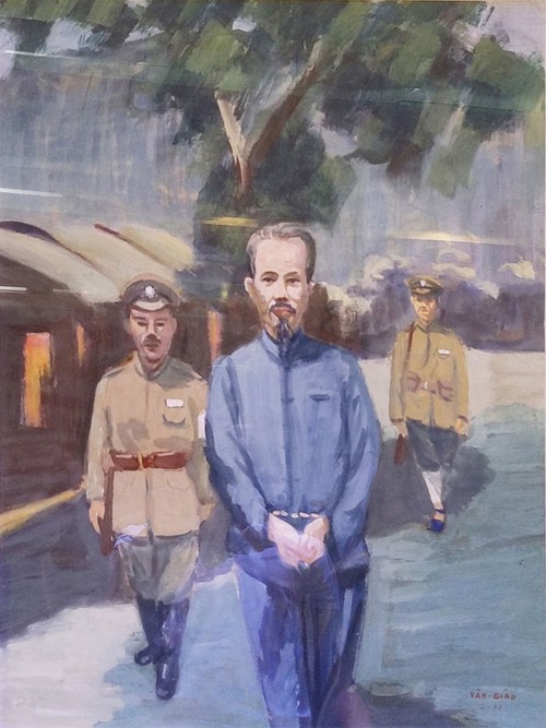 Художник Ван Зяо посвятил  всю жизнь рисованию портретов президента Хо Ши Мина - ảnh 2