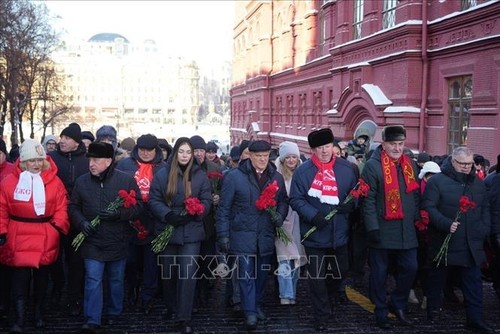Россия отмечает 100-летие со дня смерти вождя пролетариата Владимира Ильича Ленина - ảnh 1