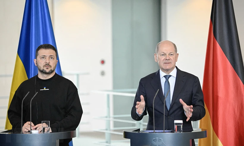 Президент Украины посещает Германию и Францию - ảnh 1