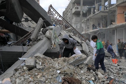 Гуманитарная помощь в секторе Газа сталкивается с множеством трудностей - ảnh 1