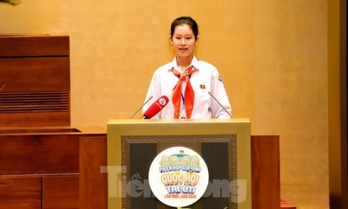 Данг Кат Тиен - единственный школьник, номинированный на премию «Выдающиеся молодые вьетнамские лица» 2023 года - ảnh 2