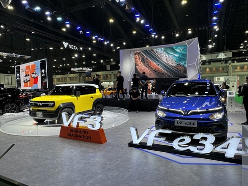 Электромобиль VinFast представлен на Международном автосалоне в Бангкоке 2024 года  - ảnh 1