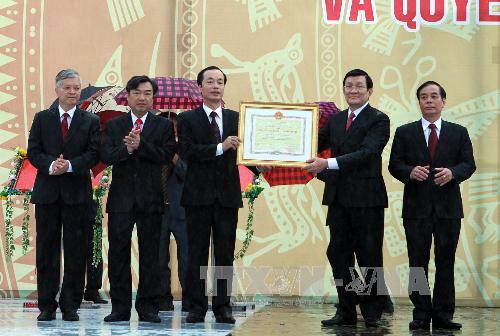 President Sang attends the 750th anniversary of Thien Truong the ancient capital - ảnh 1