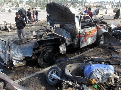 Car bomb attacks in Iraq - ảnh 1