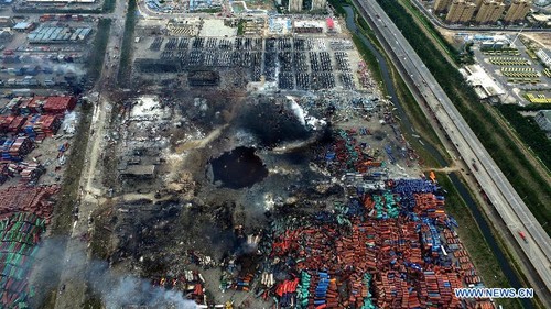 China Tianjin blast: Death toll continues to rise  - ảnh 1