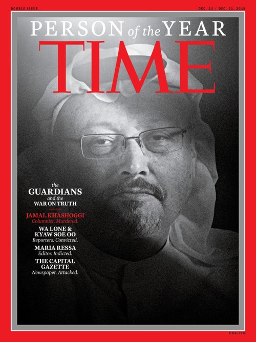Khashoggi, jailed journalists named "Person of the Year" - ảnh 1