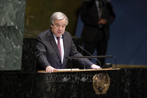 UN chief urges action to avert climate change catastrophe - ảnh 1