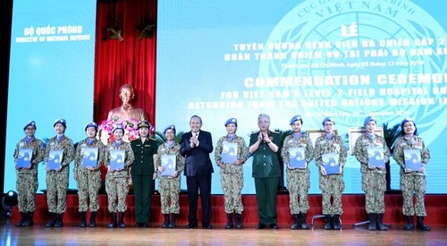 Vietnam peacekeeping force honored - ảnh 1
