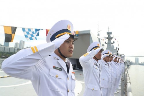 Vietnamese Navy Gepard frigates join military parade in Russia - ảnh 6