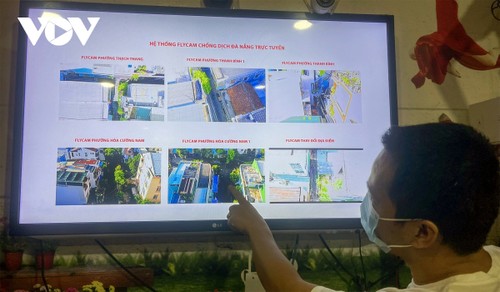Da Nang pilots to use drones to monitor people to “stay where they are” - ảnh 17
