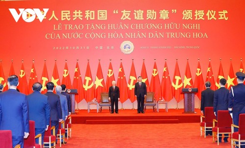 Toàn cảnh chuyến thăm chính thức Trung Quốc của Tổng Bí thư Nguyễn Phú Trọng - ảnh 9