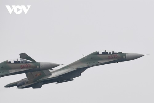 Không quân Việt Nam trình diễn Su-30MK2 tại Triển lãm Quốc phòng - ảnh 10