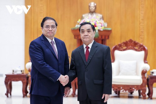Toàn cảnh chuyến thăm chính thức CHDCND Lào của Thủ tướng Phạm Minh Chính - ảnh 12