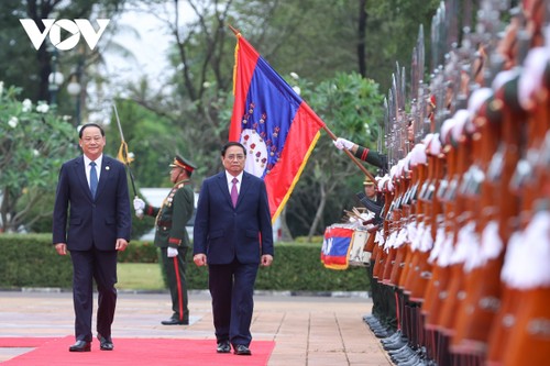 Toàn cảnh chuyến thăm chính thức CHDCND Lào của Thủ tướng Phạm Minh Chính - ảnh 3