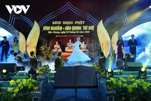 Đặc sắc Đêm nhạc Phật "Vĩnh Nghiêm - Hào quang trí huệ" ở Bắc Giang - ảnh 2