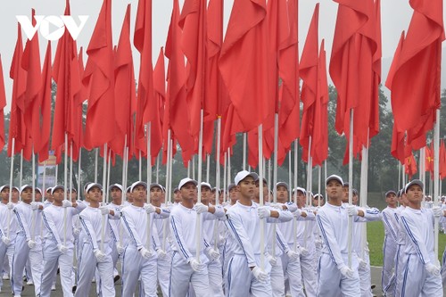 Hợp luyện diễu binh, diễu hành Kỷ niệm 70 năm Chiến thắng Điện Biên Phủ - ảnh 2