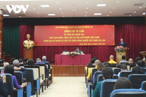 Toàn cảnh chuyến thăm cấp Nhà nước tới Lào của Chủ tịch nước Tô Lâm - ảnh 12