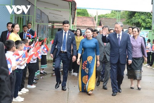 Toàn cảnh chuyến thăm cấp Nhà nước tới Lào của Chủ tịch nước Tô Lâm - ảnh 13