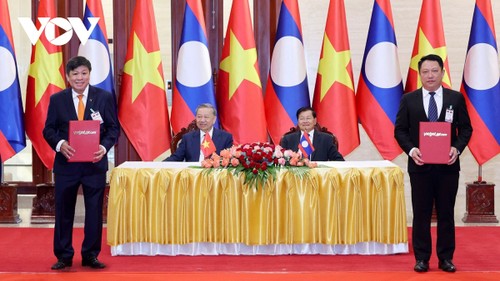 Toàn cảnh chuyến thăm cấp Nhà nước tới Lào của Chủ tịch nước Tô Lâm - ảnh 5
