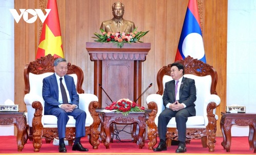 Toàn cảnh chuyến thăm cấp Nhà nước tới Lào của Chủ tịch nước Tô Lâm - ảnh 7