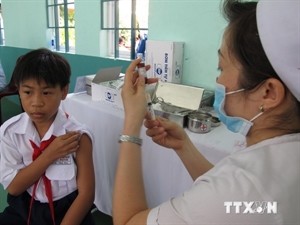 Vaccination campaign against measles and rubella launched - ảnh 1