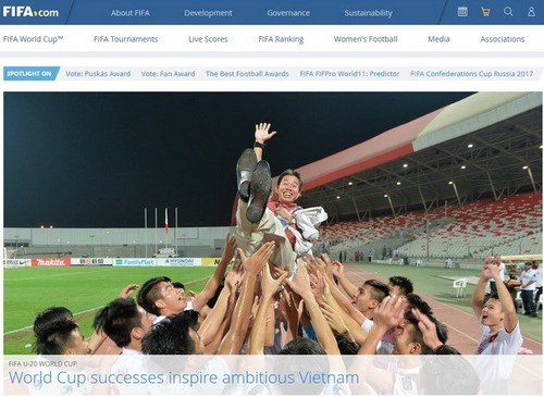 FIFA lauds Vietnam’s football achievements - ảnh 1